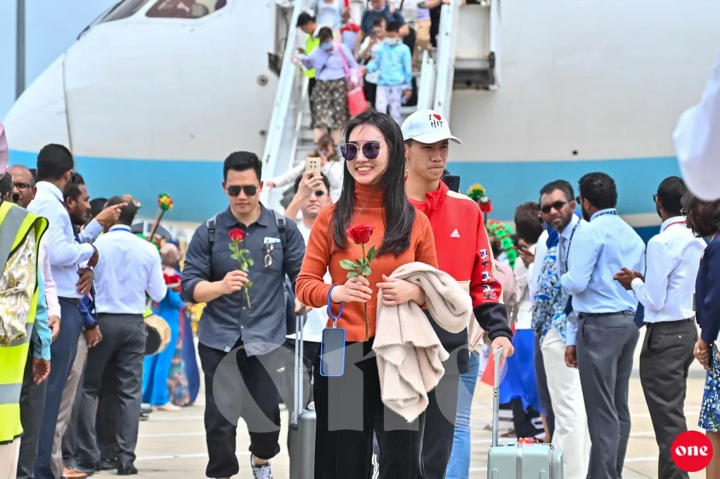 Photo used with the report on tourist arrivals